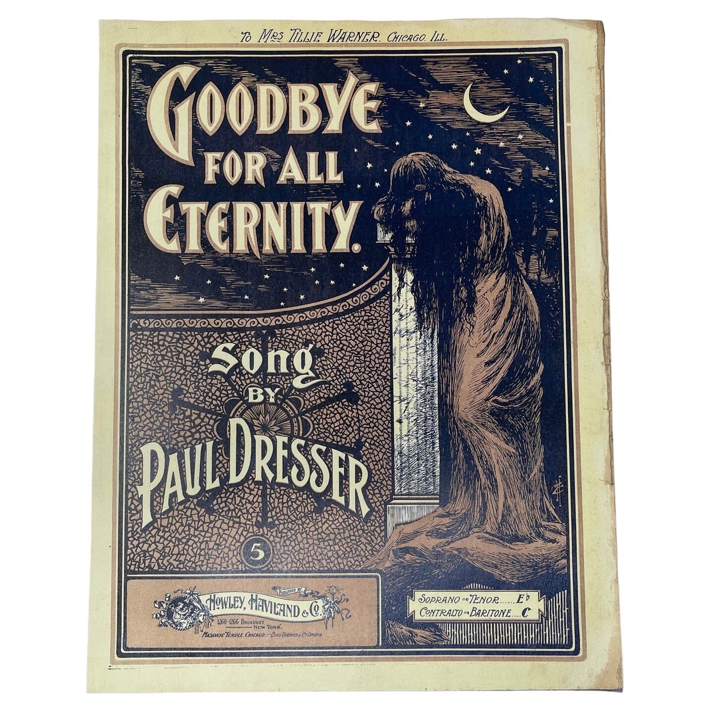 Front Cover Copies Antique Sheet Music Copies All Songs by Paul Dresser