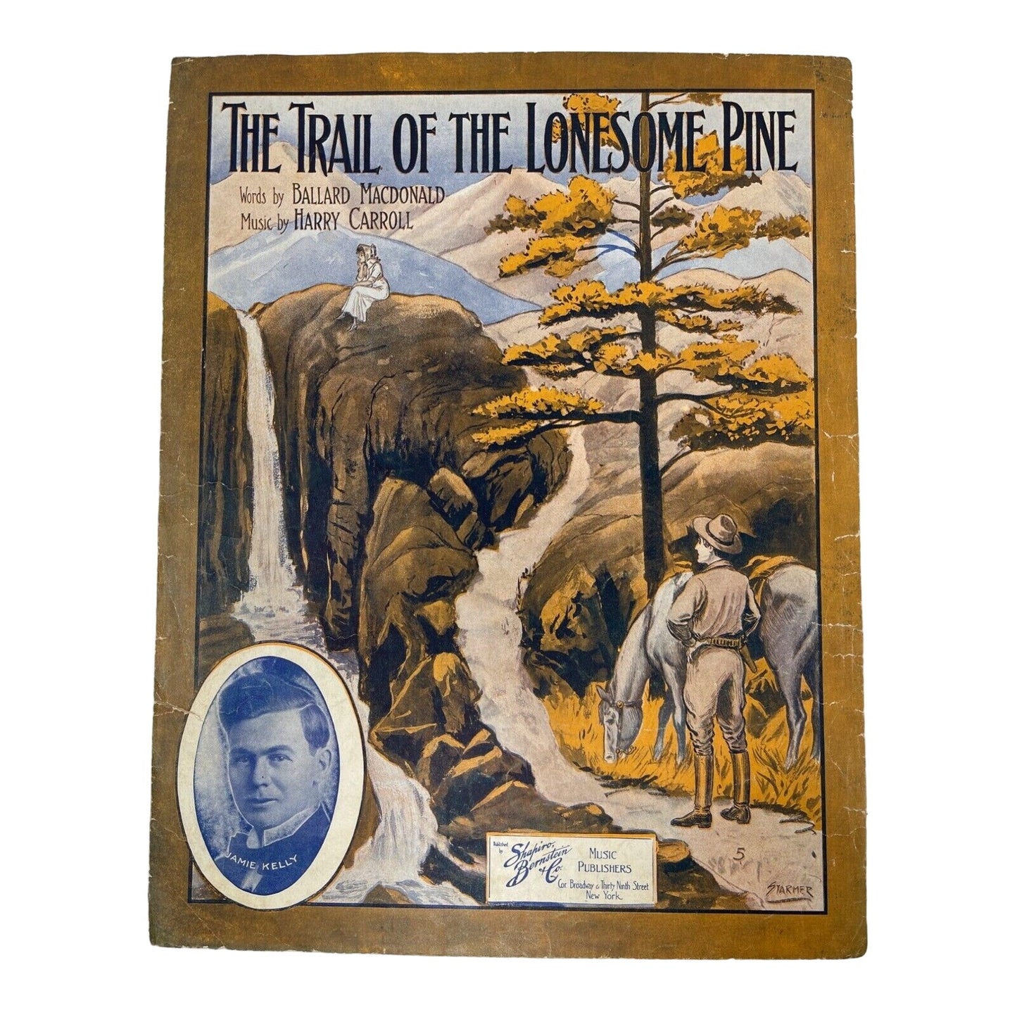 1913 The Trail Of The Lonesome Pine Sheet Music Ballard Macdonald Harry Carroll