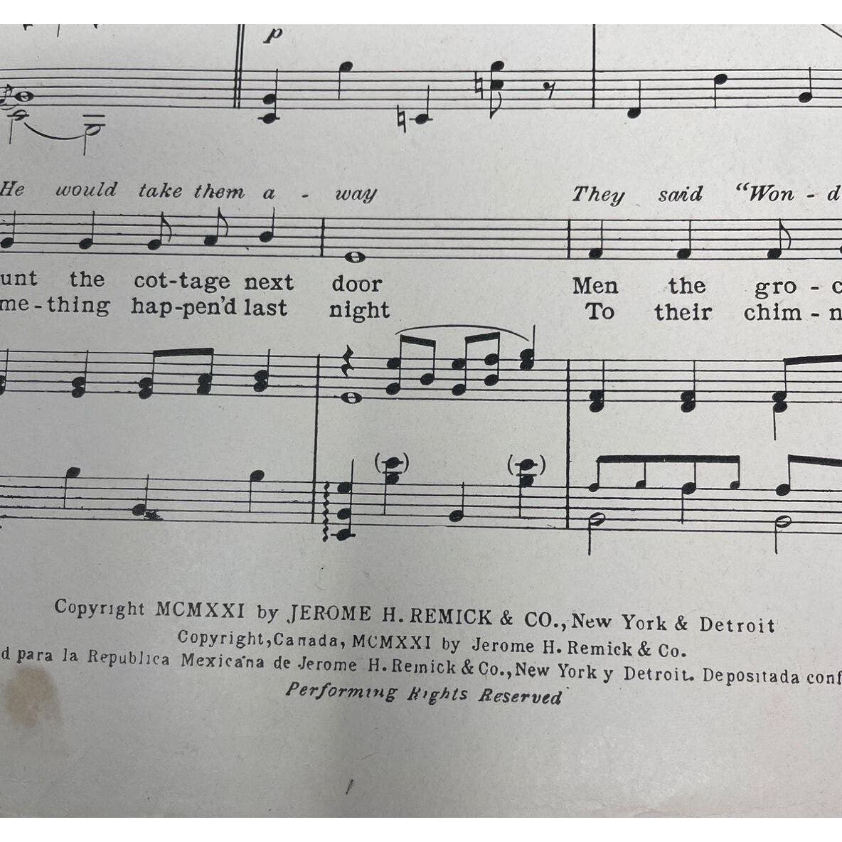 1921 Aint We Got Fun Sheet Music Gus Van Joe Schenck