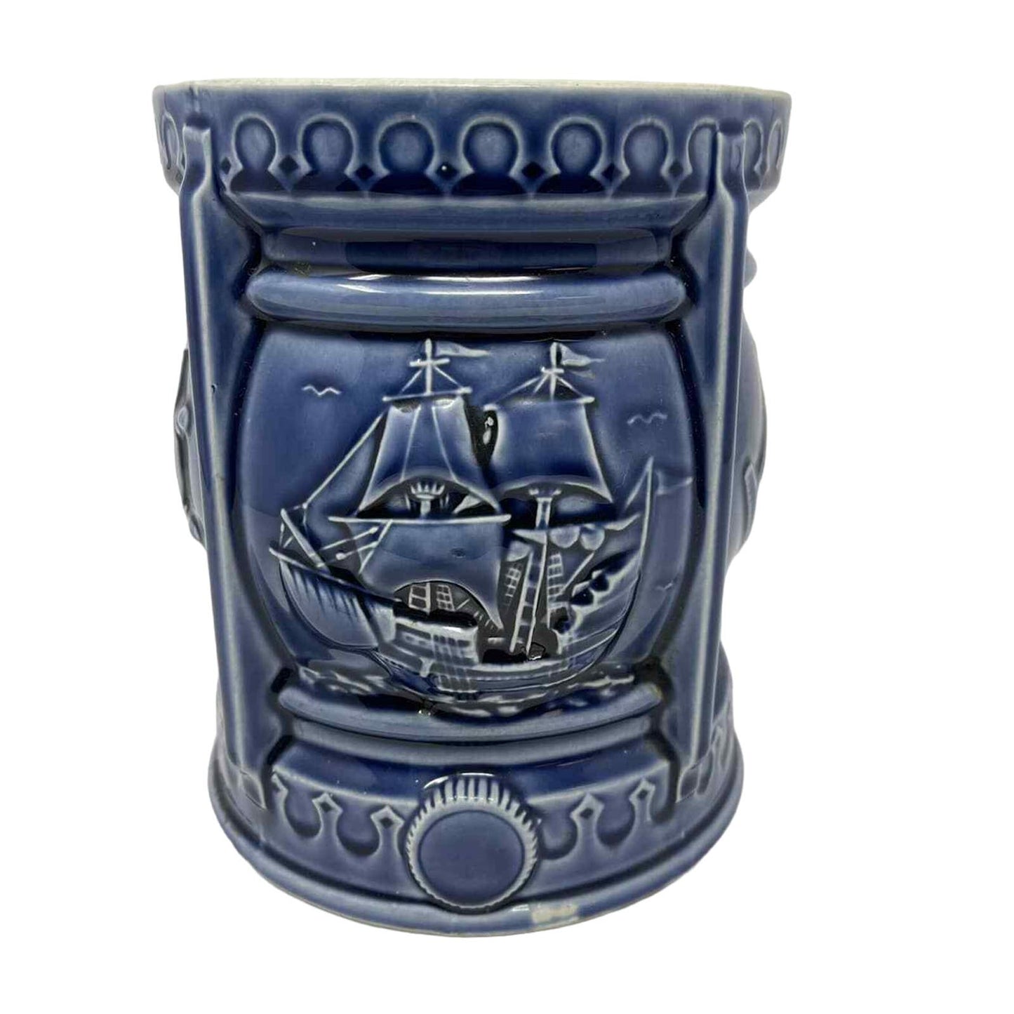 Nautical Cachepot with Mariners Compass MCM Japan