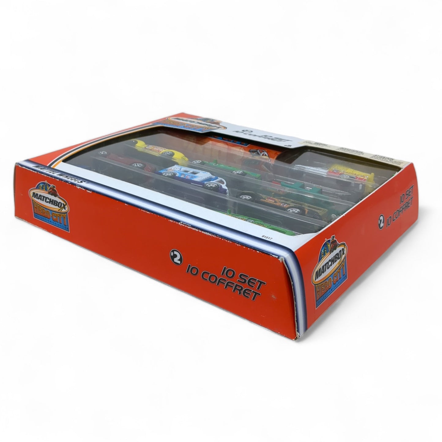 Matchbox Hero City 10 PC Coffret #2 New in Box 2002 Mattel Diecast 91517