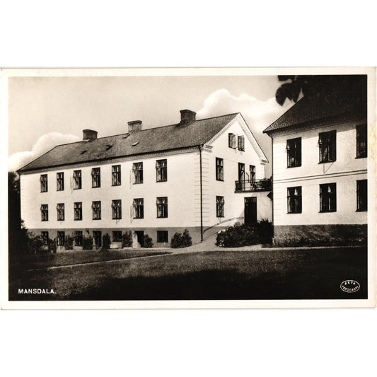 Mansdala Postcard Skane Lan in Sweden Unposted