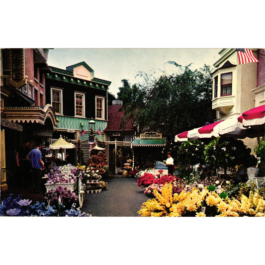 Flower Mart Disneyland Magic Kingdom Postcard Unposted