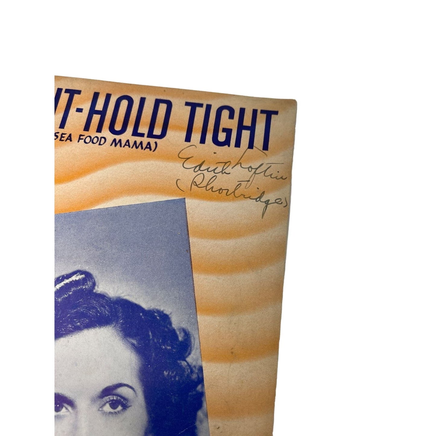 1939 Hold Tight Hold Tight Sheet Music Piano Andrew Sisters