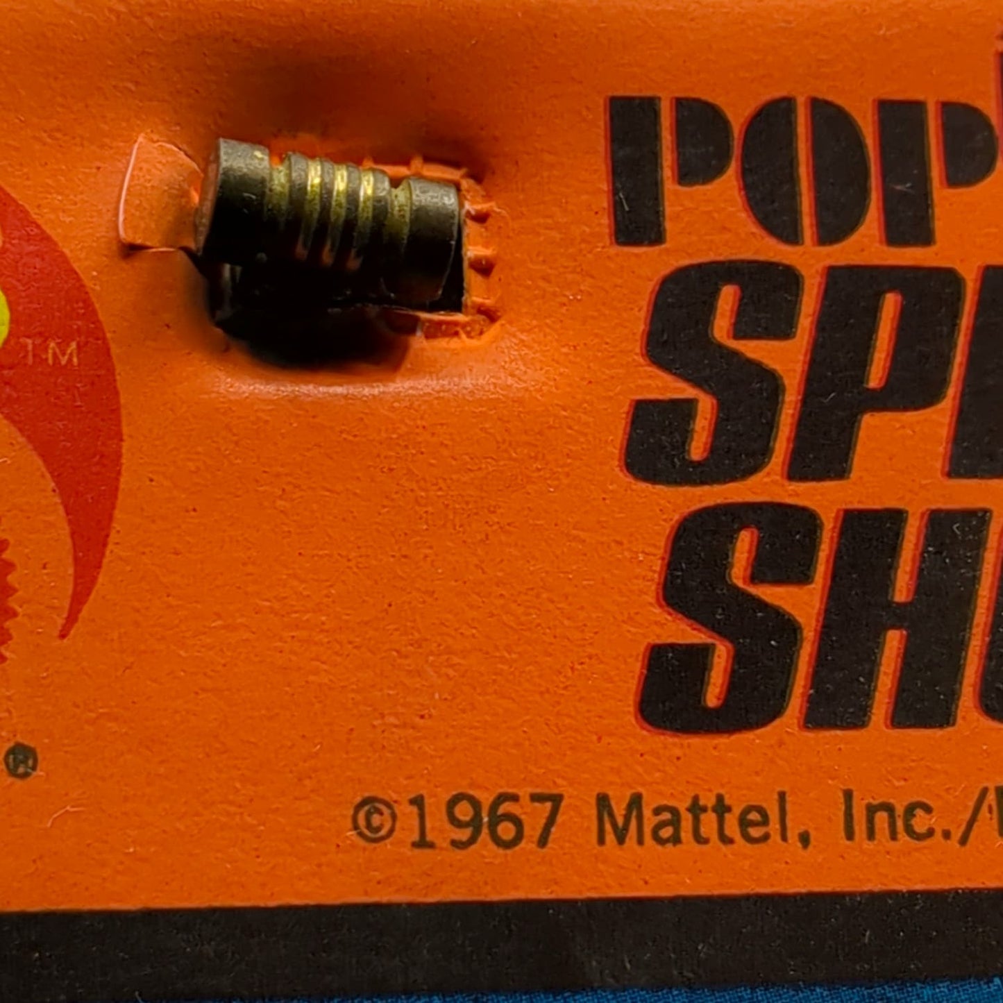 1967 Hot Wheels Redline Silhouette Aqua White Interior PopUp Speed Shop Mattel