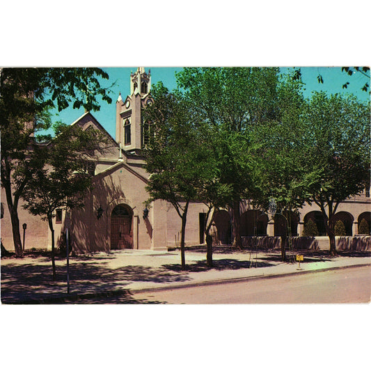 Church of San Felipe De Neri Albequerque New Mexico Postcard Unposted