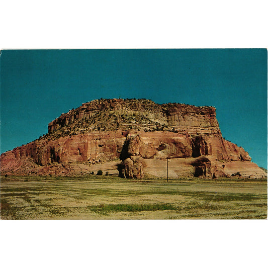 Gallup New Mexico Border Colored Rock Formation Postcard Unposted
