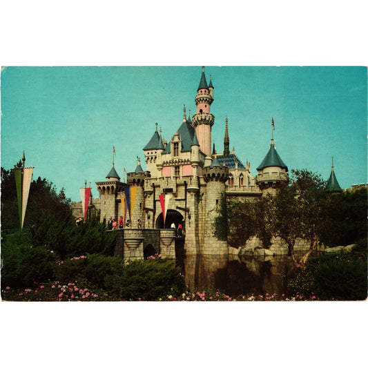 Sleeping Beauty Castle Disneyland Magic Kingdom Postcard Unposted