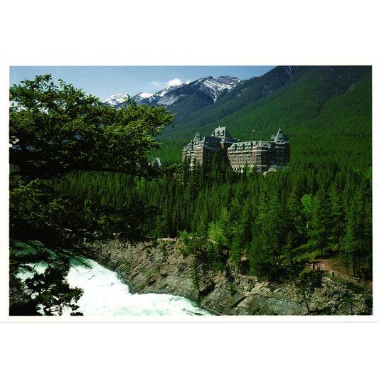 Banff Springs Hotel Canadian Pacific Railway Castle Postcard Unposted