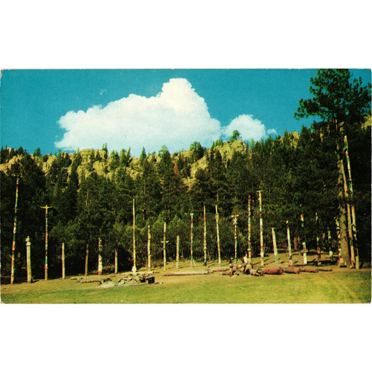 Totem Poles Philmont Scout Ranch Postcard Unposted
