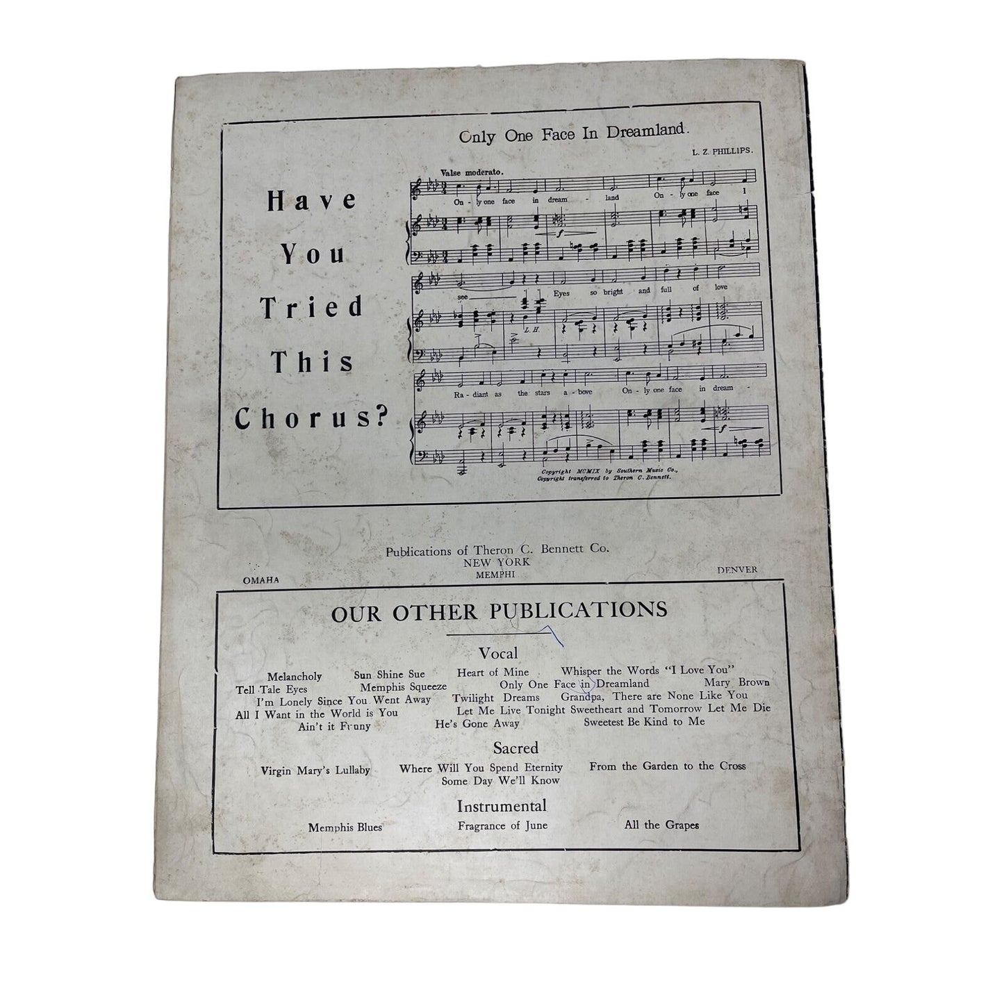 Melancholy Baby Sheet Music 1912 Geo A Norton Ernie Burnett