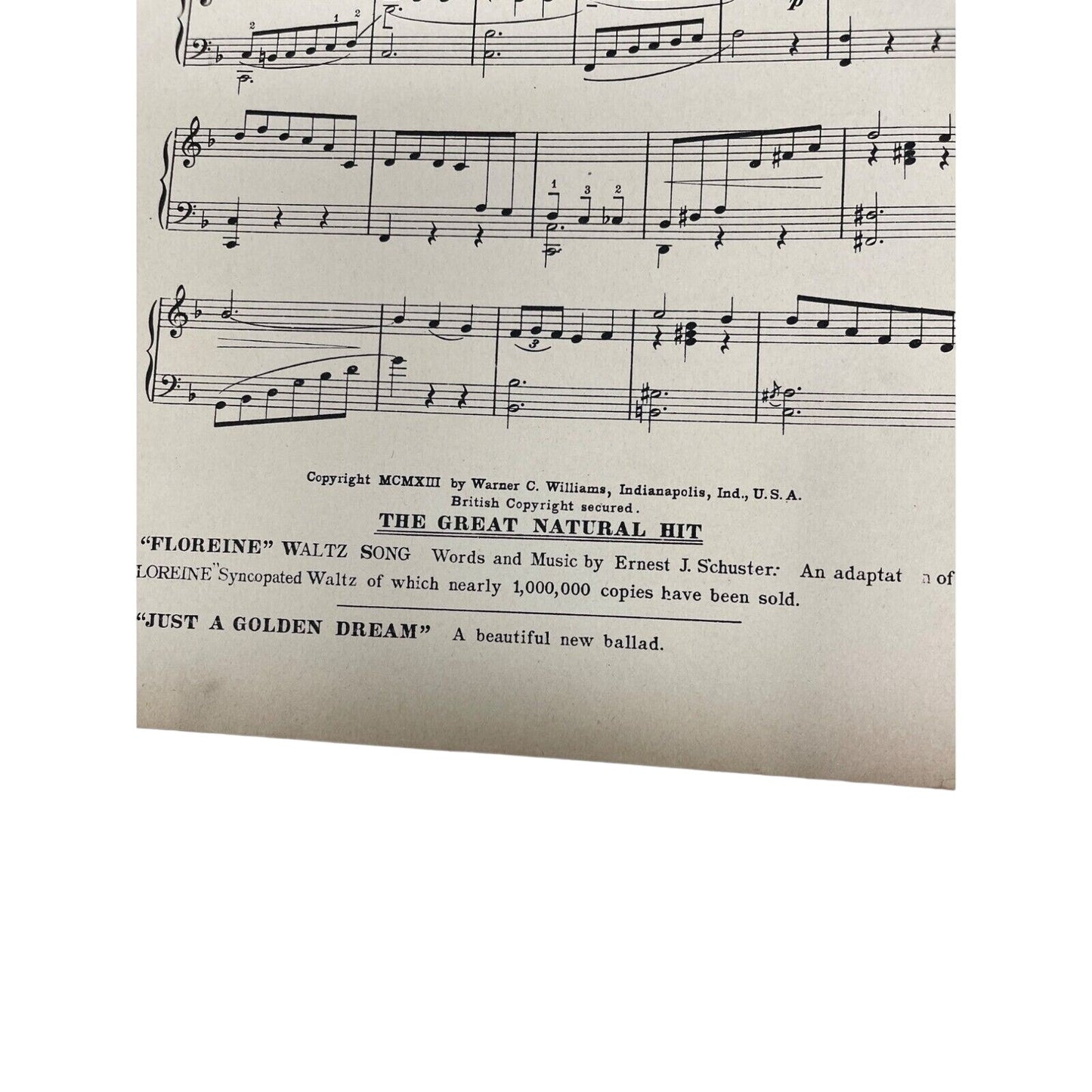 Valse Roses 1913 Sheet Music Will B Morrison
