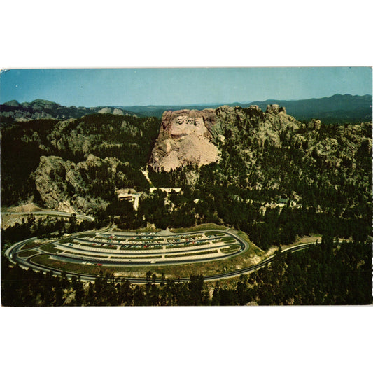 Mount Rushmore Aerial View Postcard Unposted Black Hills South Dakota