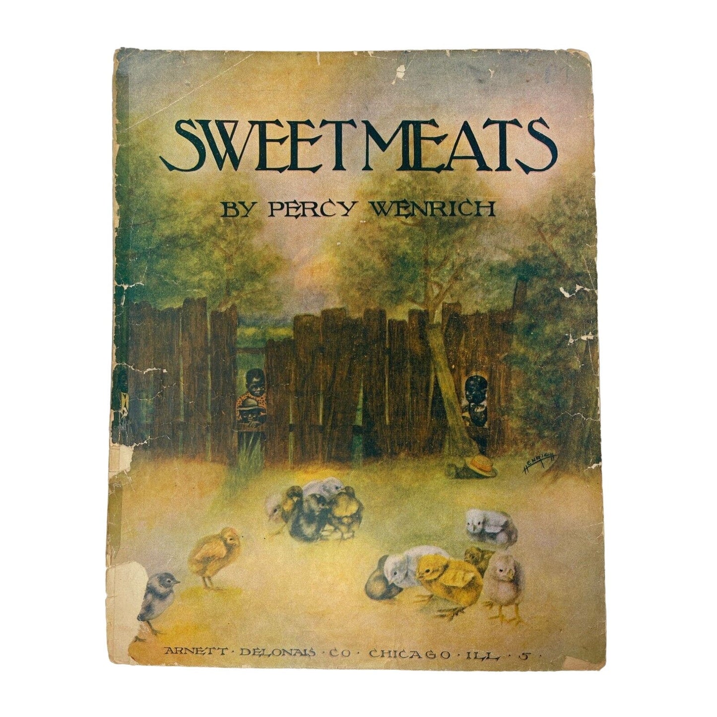 1907 Antique Sweet Meats Sheet Music Percy Wenrich